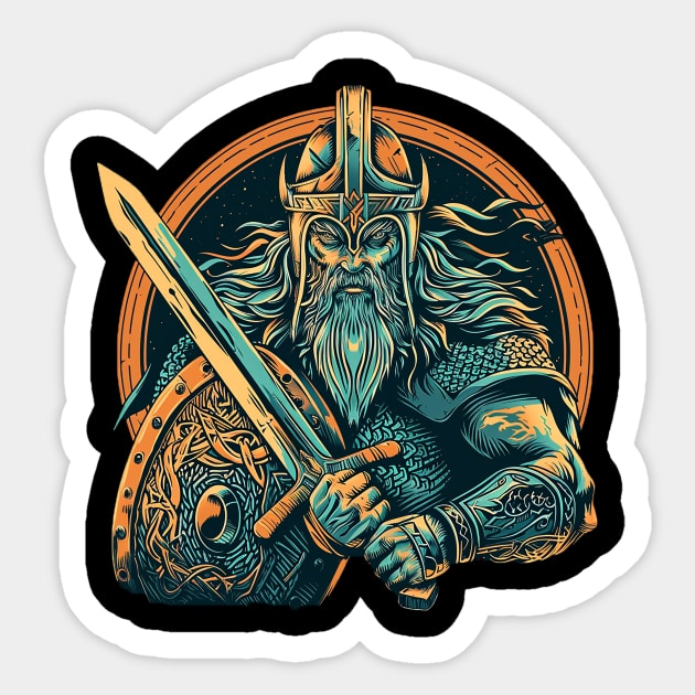 viking Sticker by Ninja banana